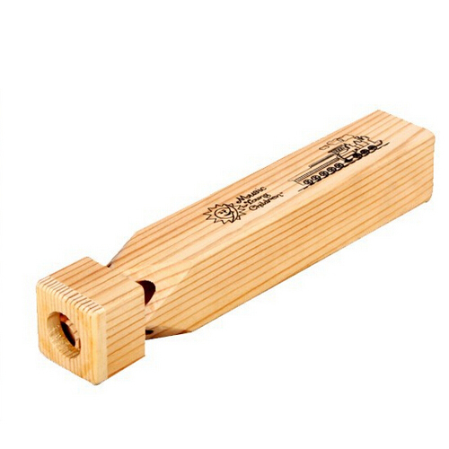 Hot Sell Custom Kids wooden train whistle / wood whistle for kids wooden train whistle