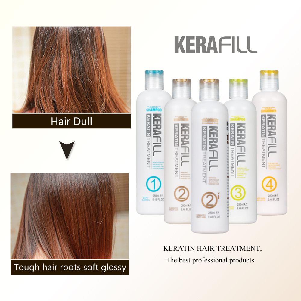 Kerafill Protein Keratin Hair Treatment With Formaldehyde Free