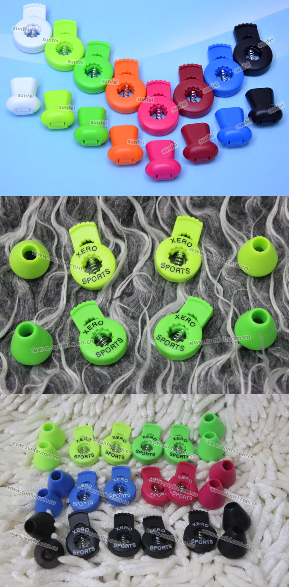 (50ひも色) のプロモーションロック~2015ひも、 単穴ロックスタイルshoelaces~custom弾性ロック付き伸縮靴ひも仕入れ・メーカー・工場