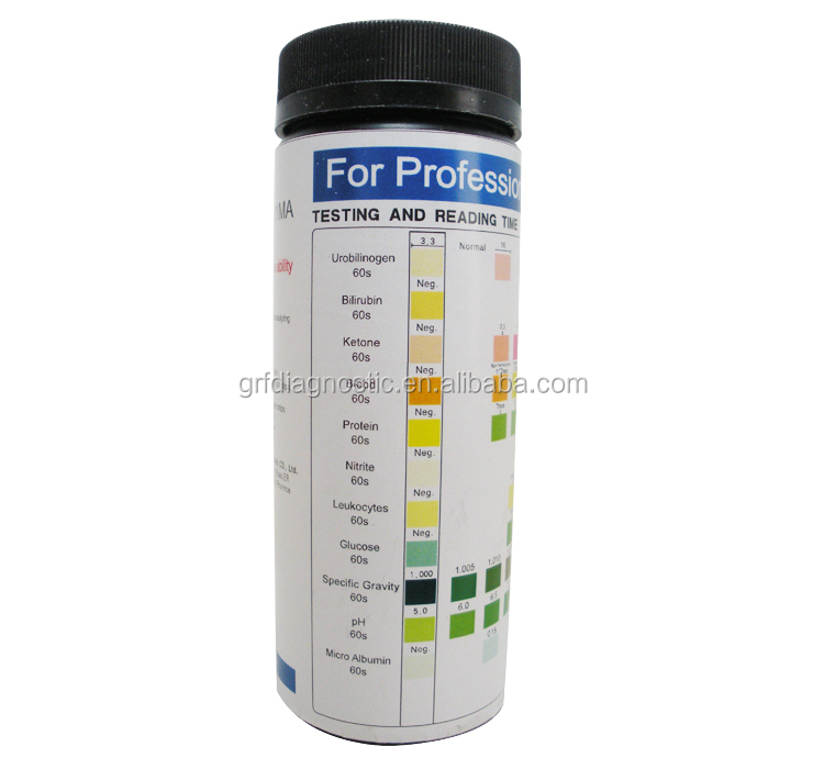 Rapid Response Urine Dipstick 11 Parameter Urinalysis Reagent Strips