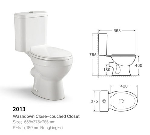 ピースセラミックトイレchaozhou_ceramic_bathroom_washdown_two/2020問屋・仕入れ・卸・卸売り