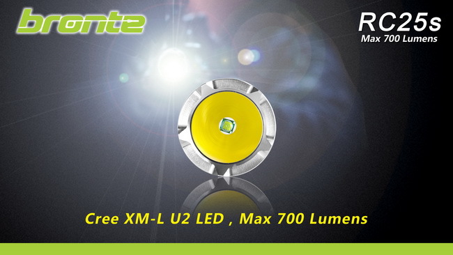 ブロンテrc25s700ルーメンクリーxm-lu2戦術的なledの懐中電灯ハイパワー狩猟用具問屋・仕入れ・卸・卸売り