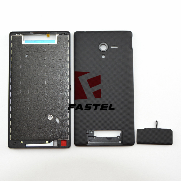 original housing cover middle frame bezel with battery back door for sony xperia zl original housing cover middle frame bezel with battery back door for sony xperia zl