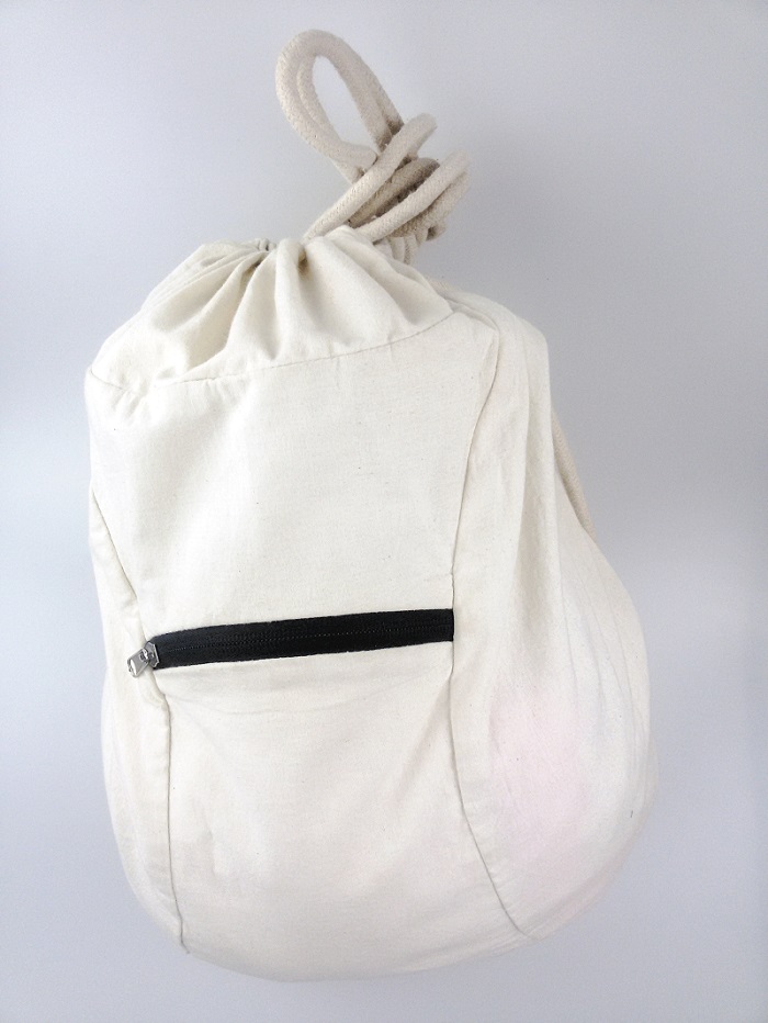 Design Your Own Muslin Cotton Canvas Personalized Drawstring Backpack