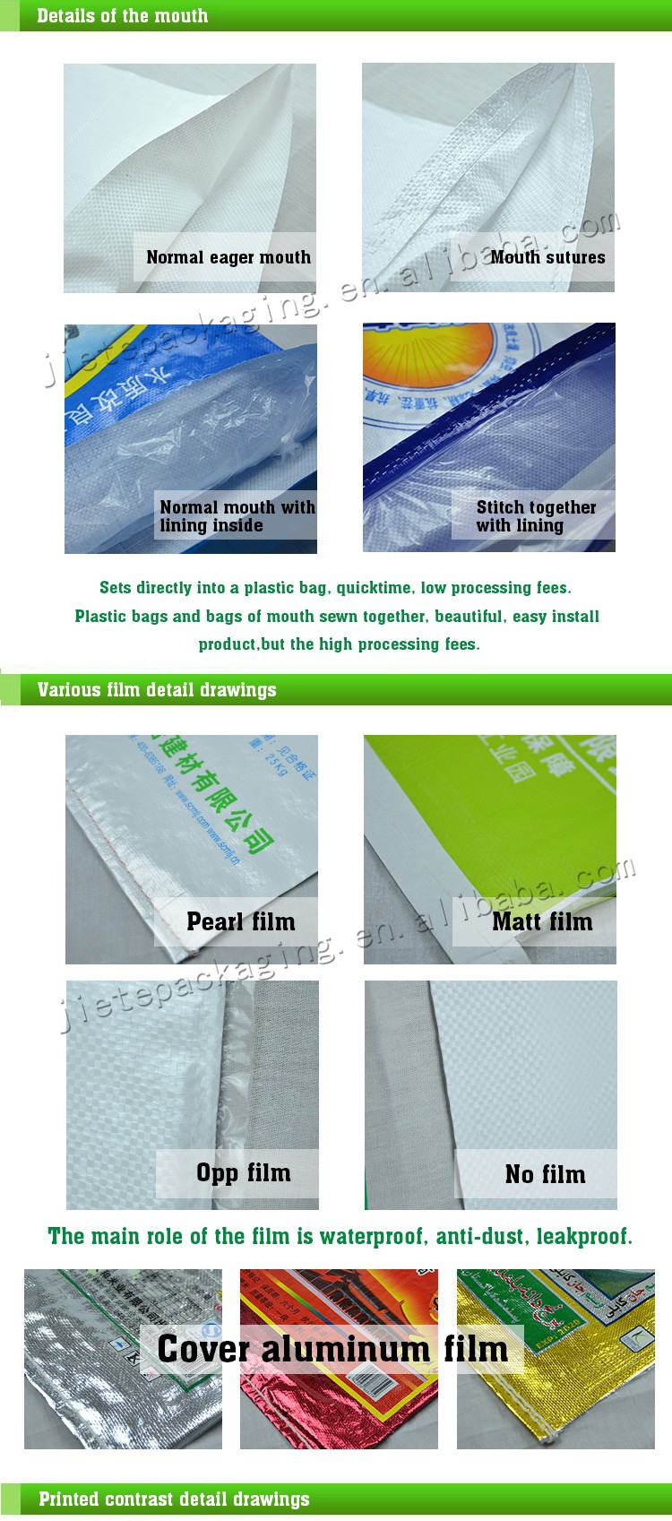 産業使用クラフト紙積層pp織生地セメントパッキングバッグ25キログラム仕入れ・メーカー・工場