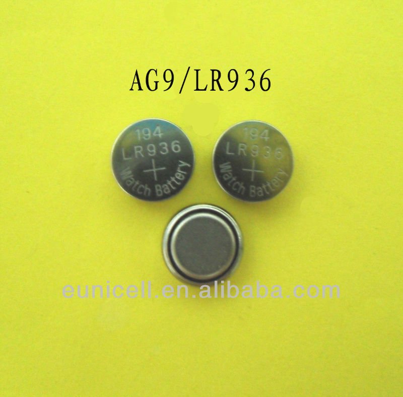 Ag9/lr45 Battery Ag9 Lr936 Ag10 Ag13akaline Button Cell Battery - Buy ...