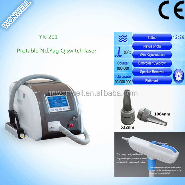 Portable Q Switched Nd Yag Laser Tattoo Removal - Buy ...