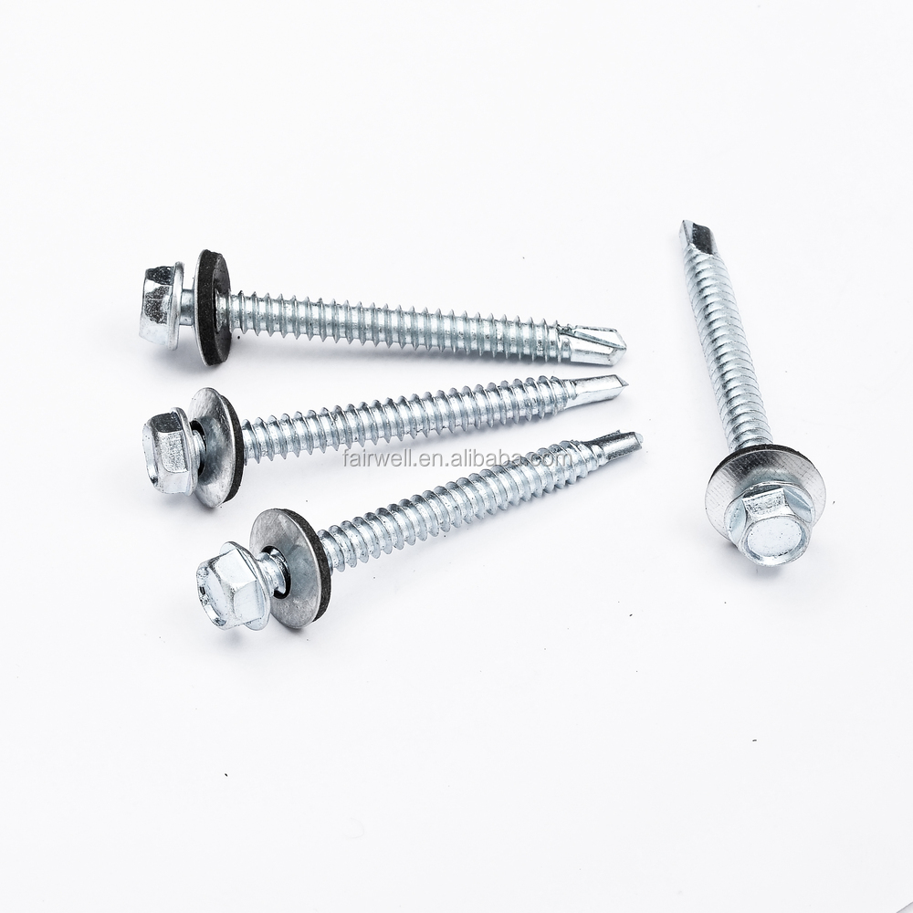 Factory Low Price Galvanized Roofing Screw With Washer Rubber Buy