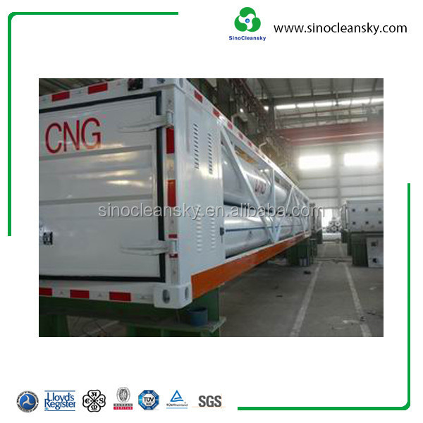 dot 4560 l cng tube trailer jumbo cylinder skid