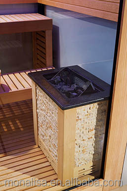 Newest portable Sauna with Steam Room,Cedar/Whitewood,Monalisa,CE, RoHS, TUV