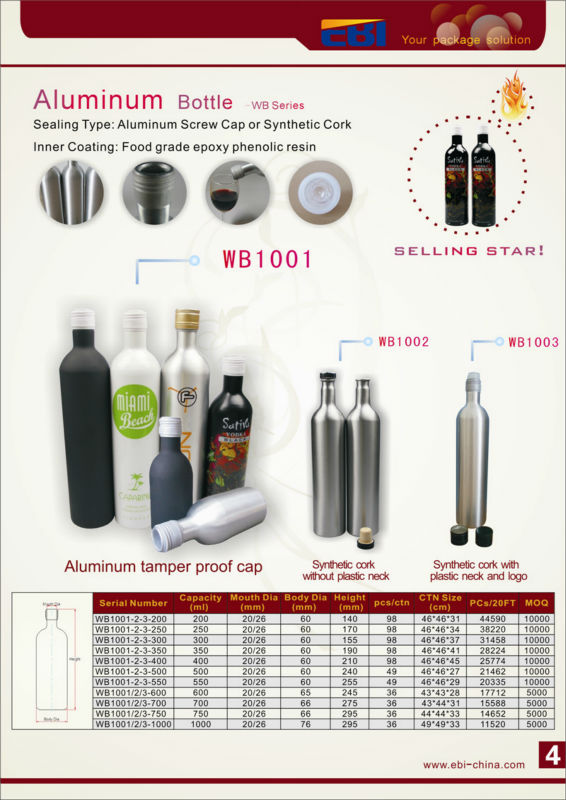 Unique cheap empty wine bottle
