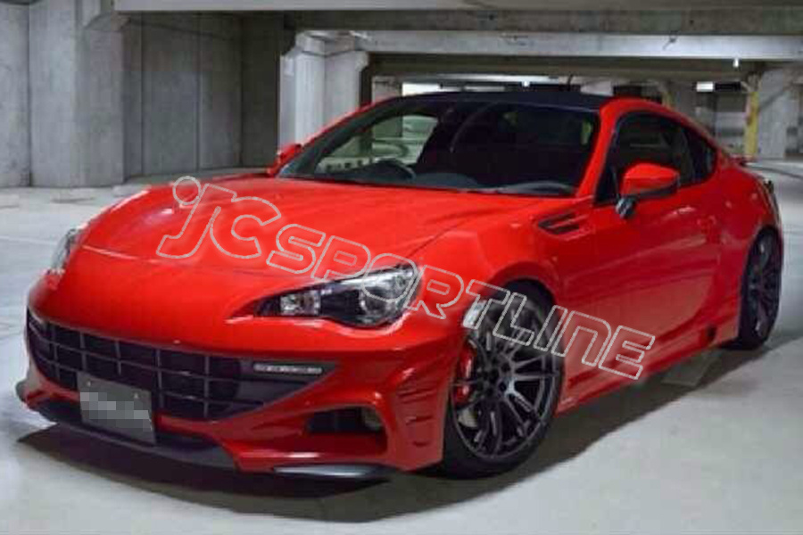 Gt86 Ft86 Ae86 Body Kit For Toyota 86 Ferrari Look Front Rear Bumper