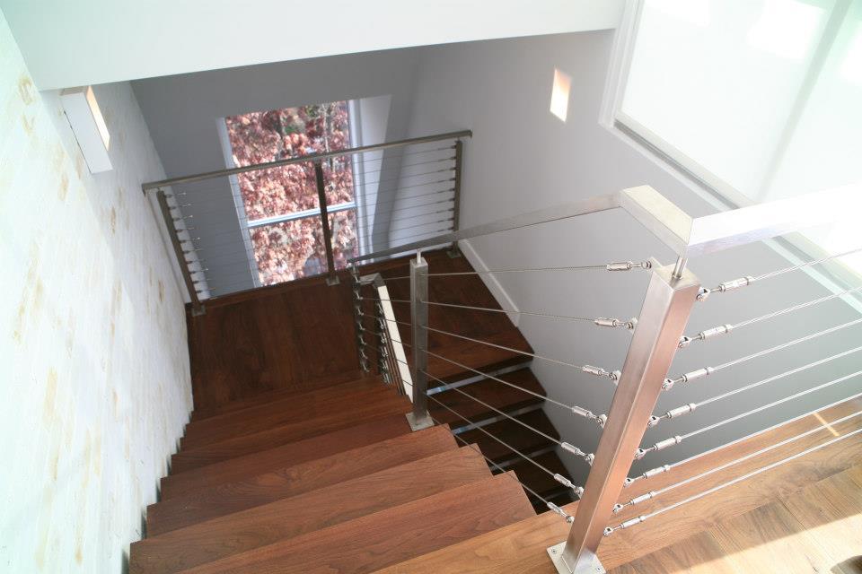 cable de la cuerda de alambre de acero inoxidable y barandilla de las