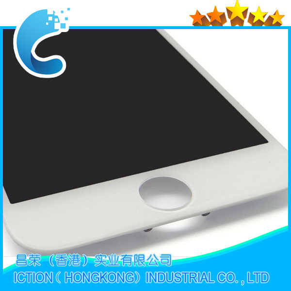 工場卸売のための黒と白iphone6lcdデジタイザー、 ノックをノック6lcdアセンブリフレーム付、 iphone用6画面仕入れ・メーカー・工場