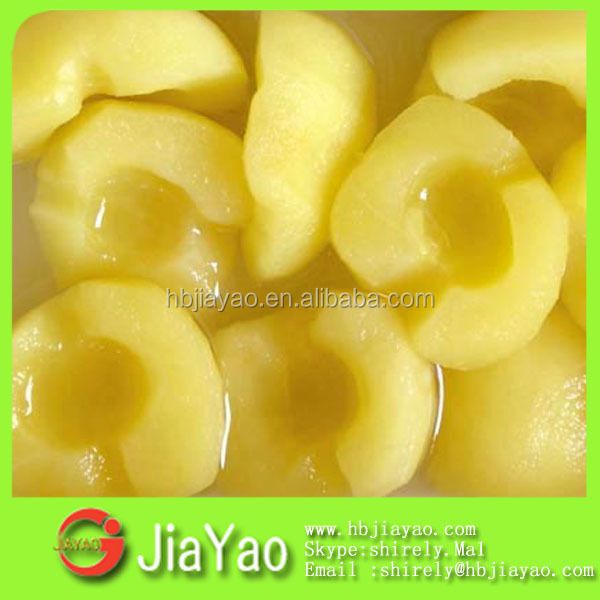 half sliced diced canned apple in syrup