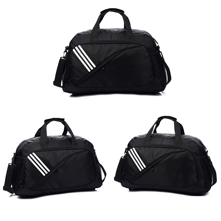 Wholesale Luxury Quality High Fashion Black Gym Bag