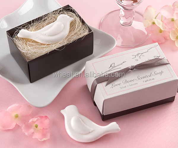結婚式の贈り物白フクロウの形の香料入りの石鹸 問屋・仕入れ・卸・卸売り