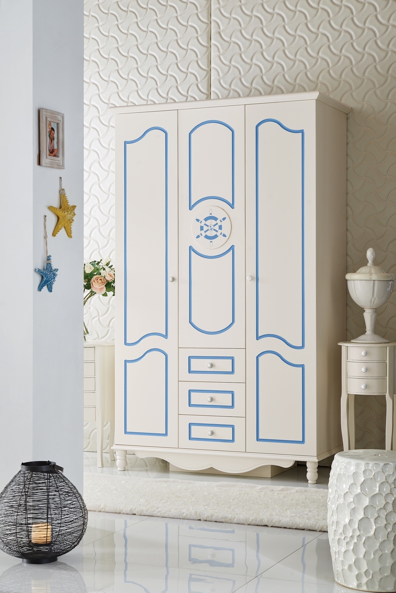 Mj666b jungen & mädchen rosa blau etagenbett schlafzimmer set holz ...