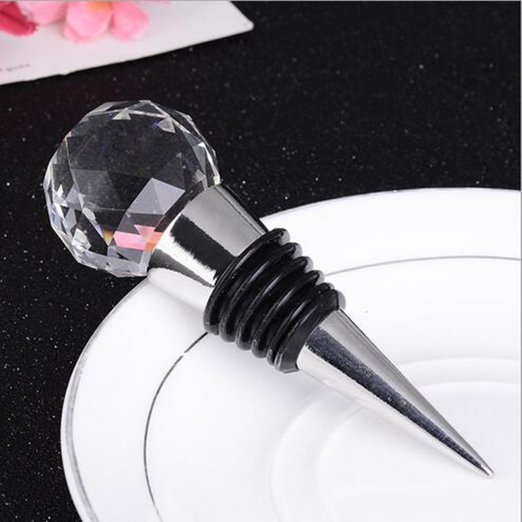 Wholesale Ball Shaped Crystal Fancy Bottle Stopper For Wedding Buy