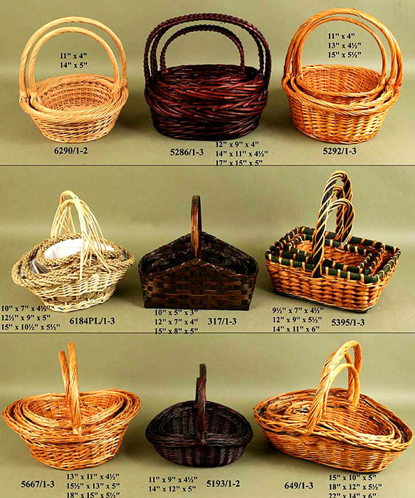 color small round wicker storage basket easter gift baskets