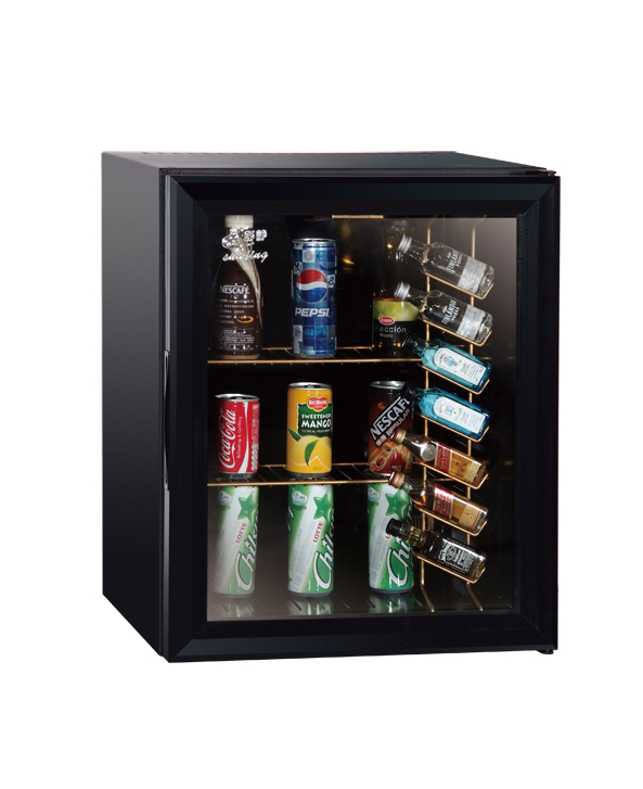 High Quality Glass Door Table Top Mini Fridge With Bottle Shelf Xc 38 2 Black Glass Door With Bottle Shelf Jpg