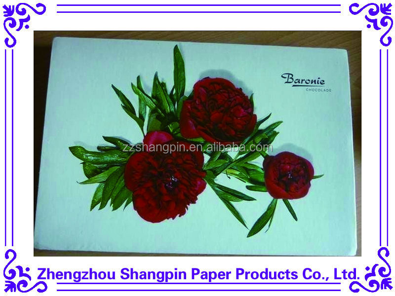 Custom made chocolate bar box from Alibaba