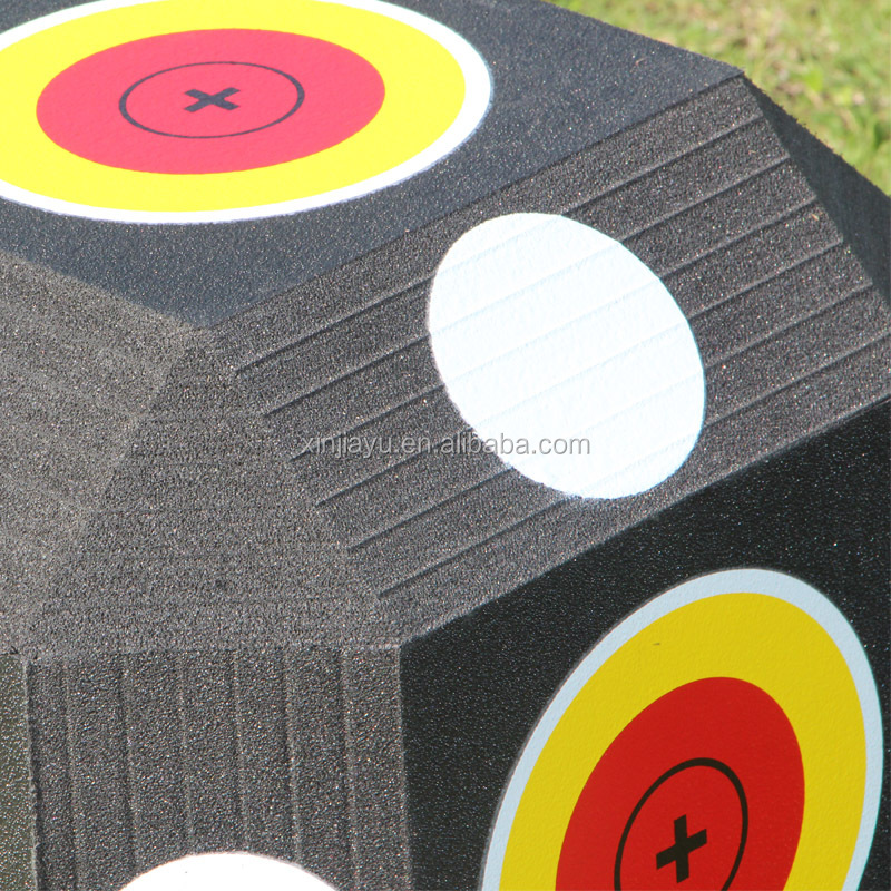 Best Selling 50kg/m3 Selfhealing 18sided Foam 3d Cube Archery Shooting