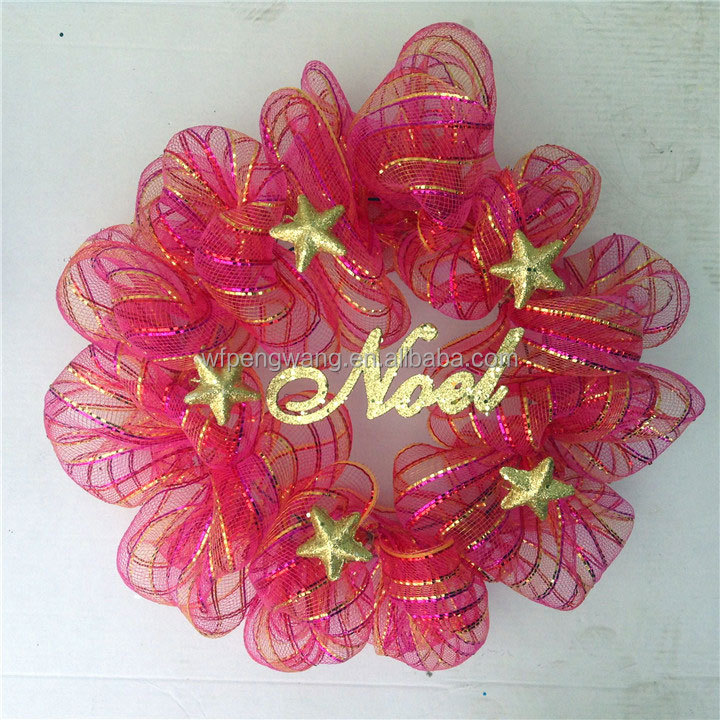 Deco malla poli para las decoraciones de navidad flores y ...