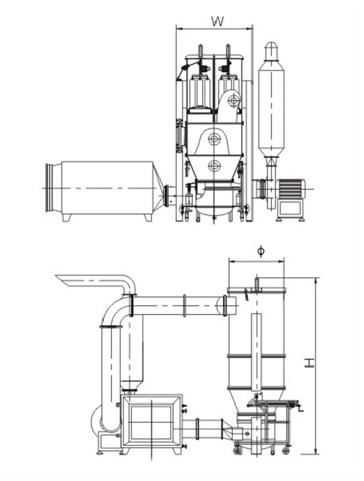 FG-5 ce承認された垂直パウダー沸騰乾燥機仕入れ・メーカー・工場