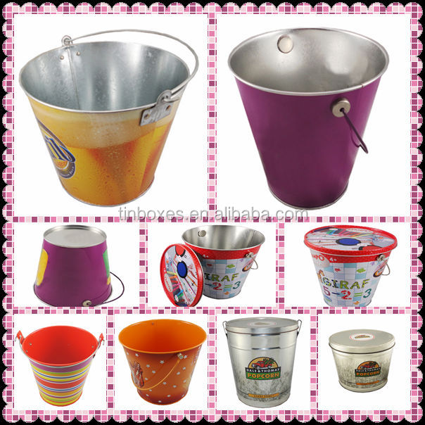 round tinplate can for storage