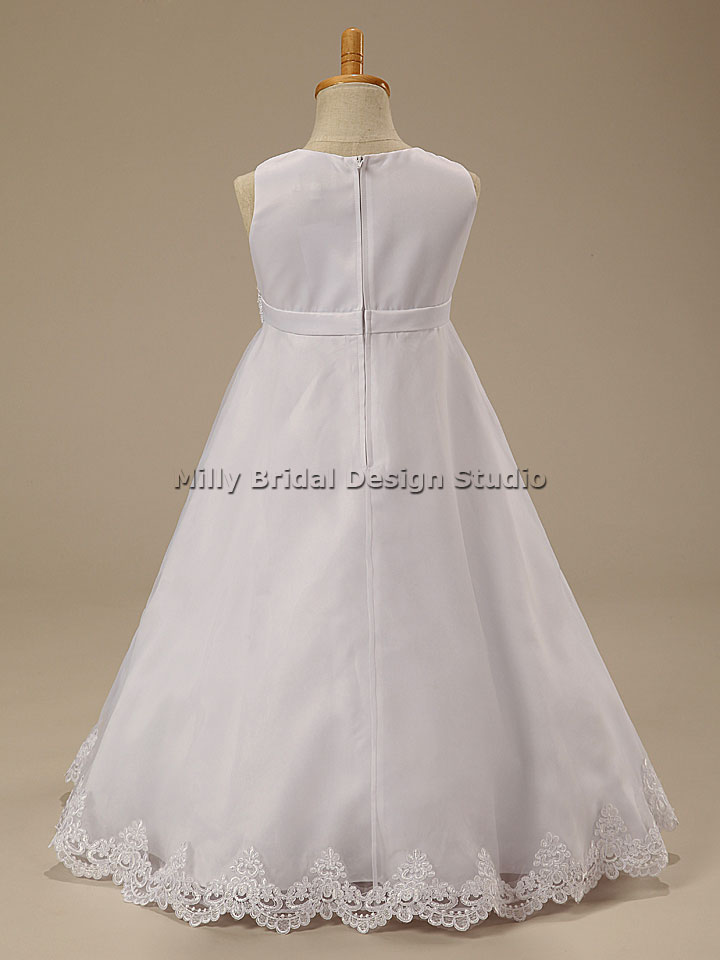 かなりfg0843最新のドレスのデザインのための花の女の子の弓を持つウエストバンド問屋・仕入れ・卸・卸売り