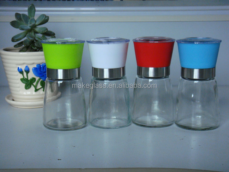 Mills Type and Glass Material salt and pepper grinder