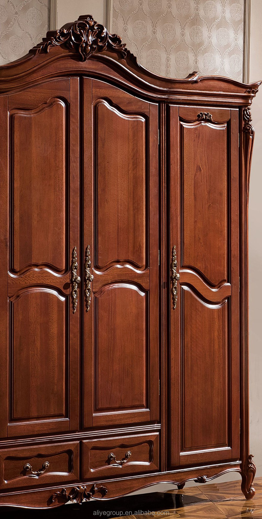 Tyzw881 1 Fancy Wood Carving Bedroom Furniture Set Luxury Bedroom