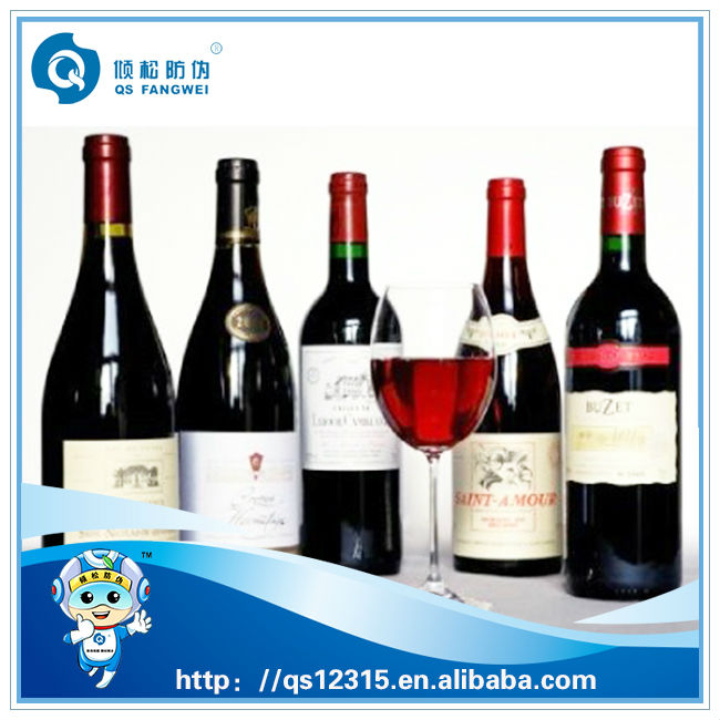 red wine unique color a4 size sticker paper for bottle