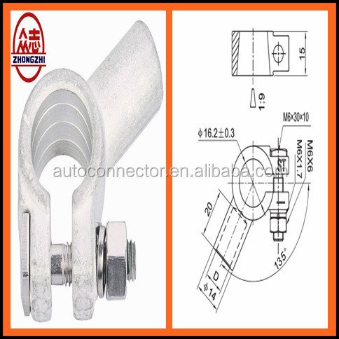 8d0915137- d6車の真鍮バッテリーターミナルアダプタ自動車のバッテリー端子のバッテリー端子仕入れ・メーカー・工場