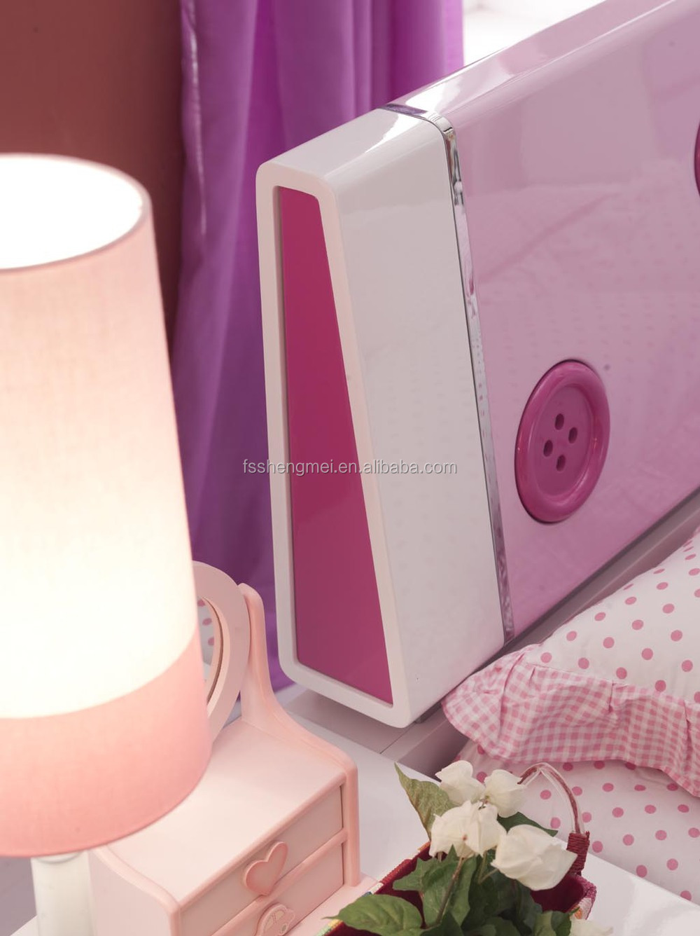 Mooie meisjes kinderen slaapkamer meubilair sets enkel bed 3 deurs ...