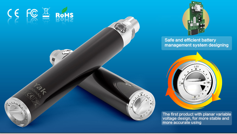 High quality Bianis Yak variable voltage battery best ego vv battery