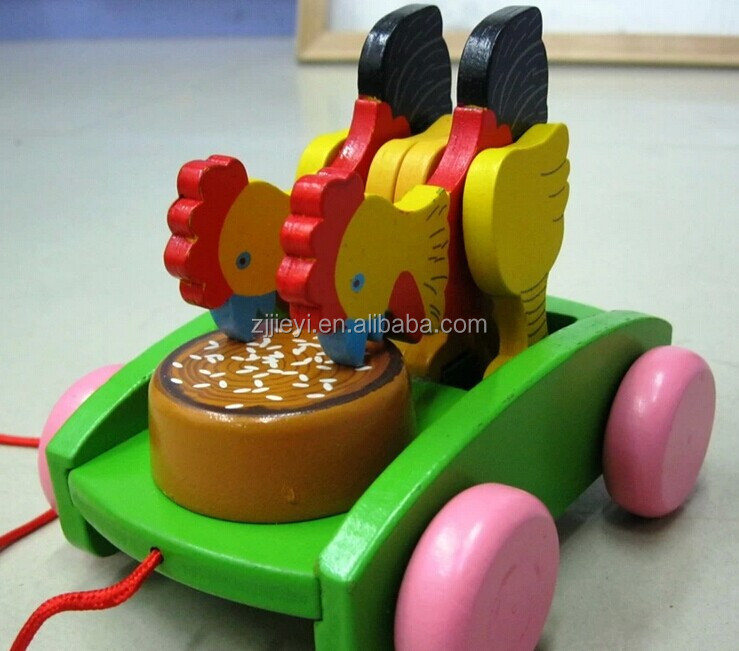 子供おもちゃのために引っ張って新しいカタツムリの形状のプロモーション木製2015子供女の子のための問屋・仕入れ・卸・卸売り