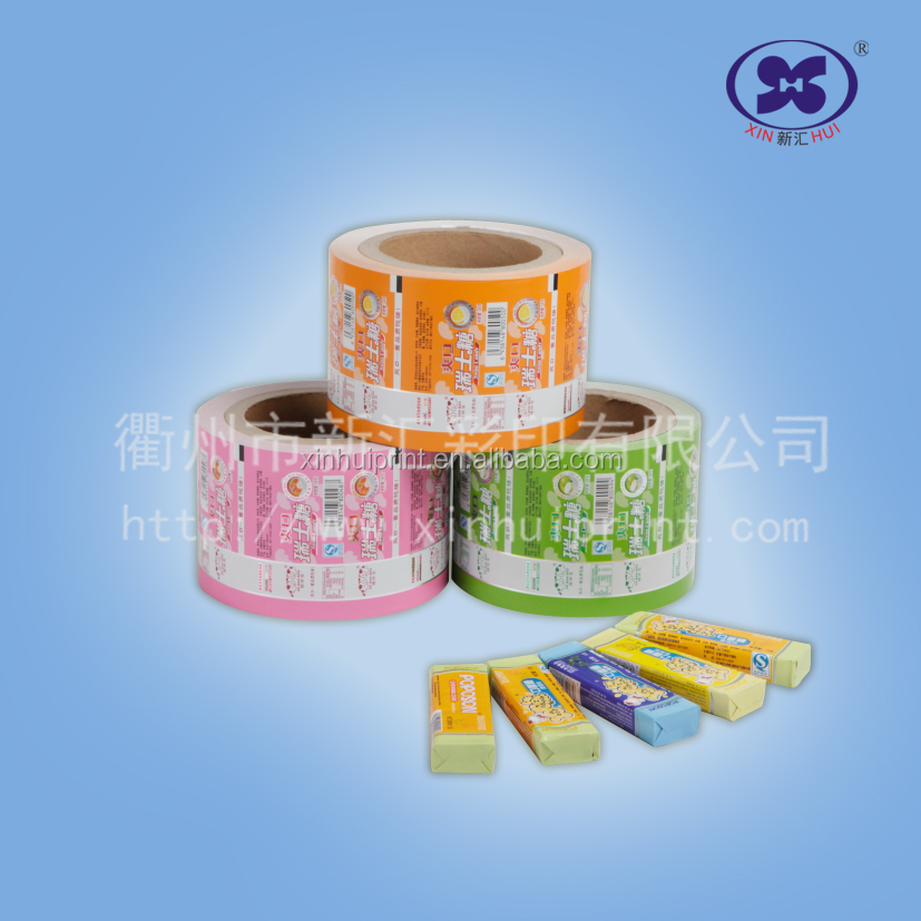 Chewing gum wrapping paper