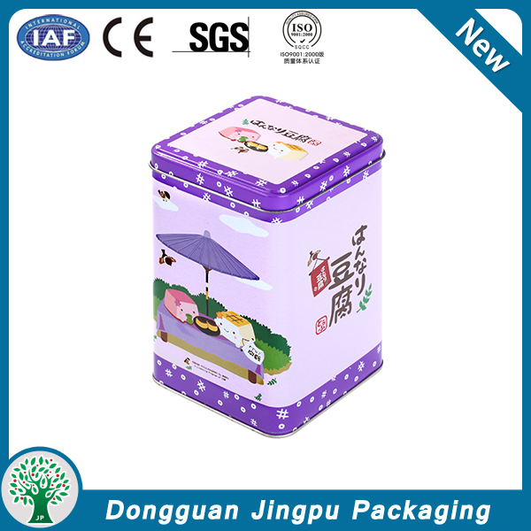 Square tall custom tea box