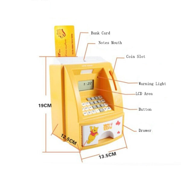 Atm Bank Toy For Children,Atm Machine Toy Atm Bank Buy Child Craft