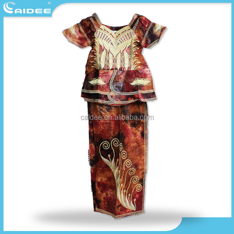 ファッションバザンdesignafrican刺繍のデザインのドレス女性のためのアフリカのbcw150126バザンモルモットブロケードのドレス仕入れ・メーカー・工場