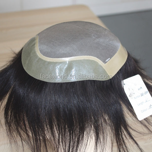 工場卸売人間の髪の毛のかつら男性のための最高品質の男性のカツラ 問屋・仕入れ・卸・卸売り