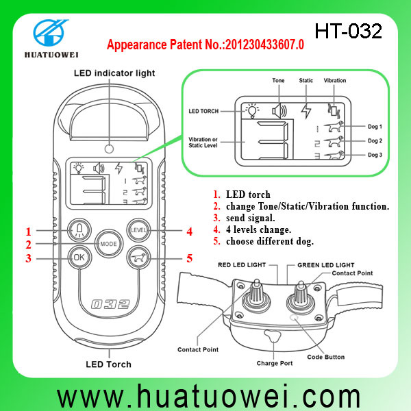 ない樹皮コントロール電気犬の首輪ペット製品ht-032プライベートラベル問屋・仕入れ・卸・卸売り