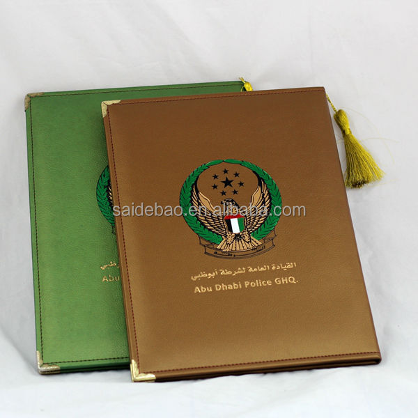 A4 certificate holder/ pu leather certificate holder for sale問屋・仕入れ・卸・卸売り