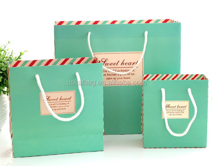 高品質のカスタム印刷されたショッピングの包装紙の袋仕入れ・メーカー・工場