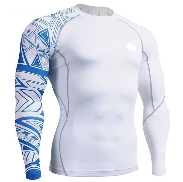 新しいデザインのスポーツジムフィットネスコースタープレーンコンプレッションシャツ男性用仕入れ・メーカー・工場
