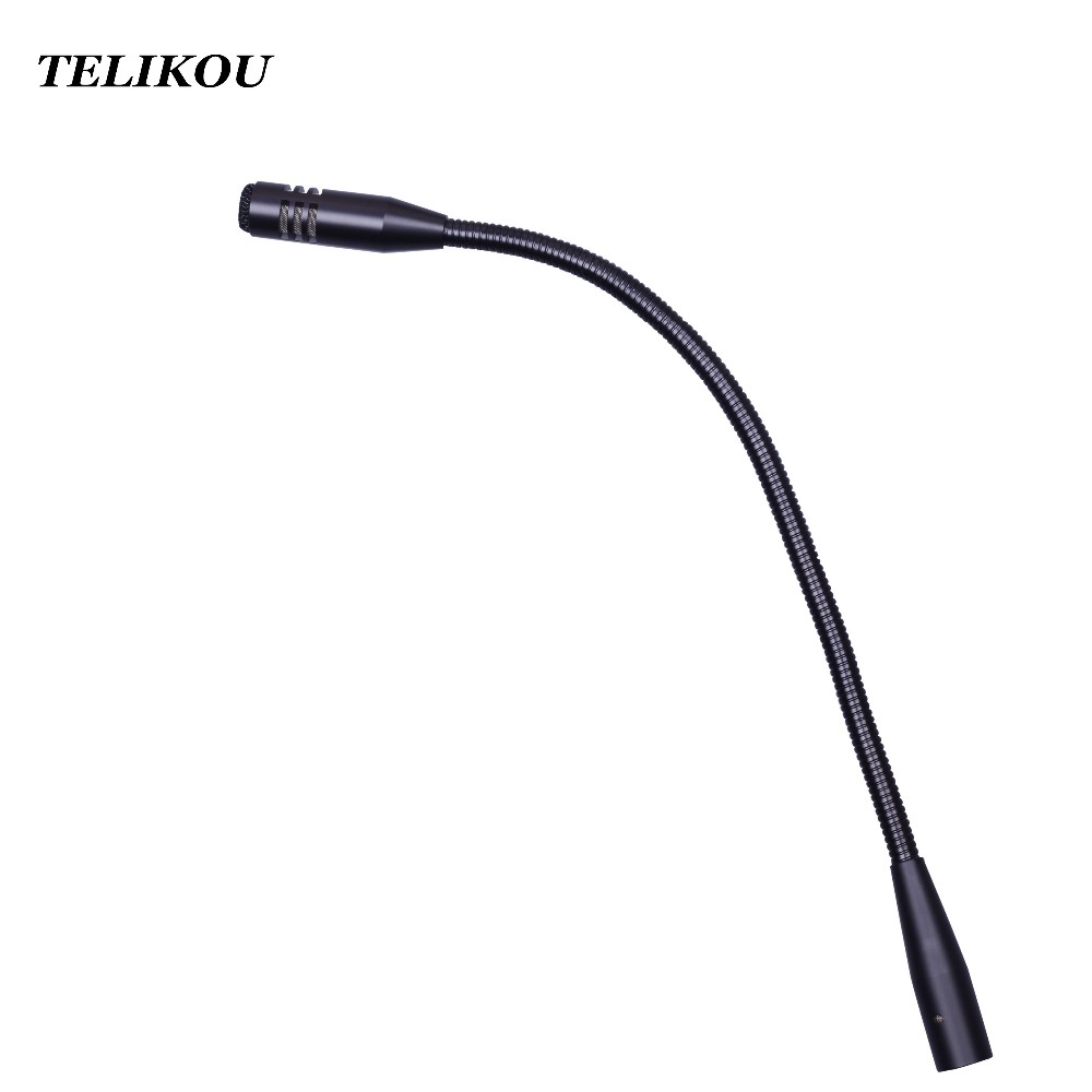 Telikou Dynamic/electret Gooseneck Microphone 10"(25cm) /18"(45cm),Xlr