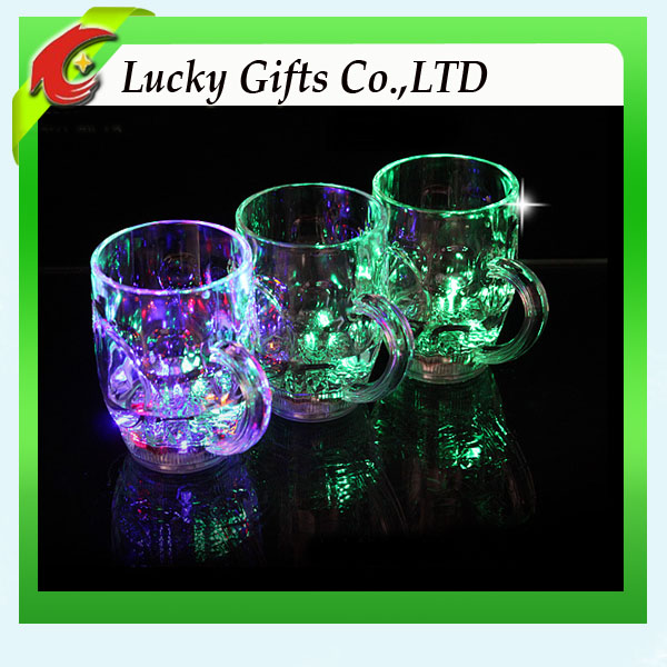 LED Flashing Goblet, Flashing Barware, Acrylic Champagne Glass