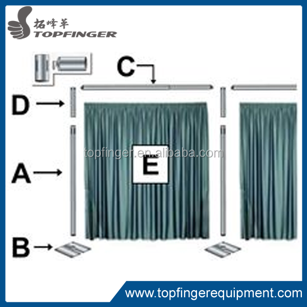 A one durable portable new design freeman pipe and drape
